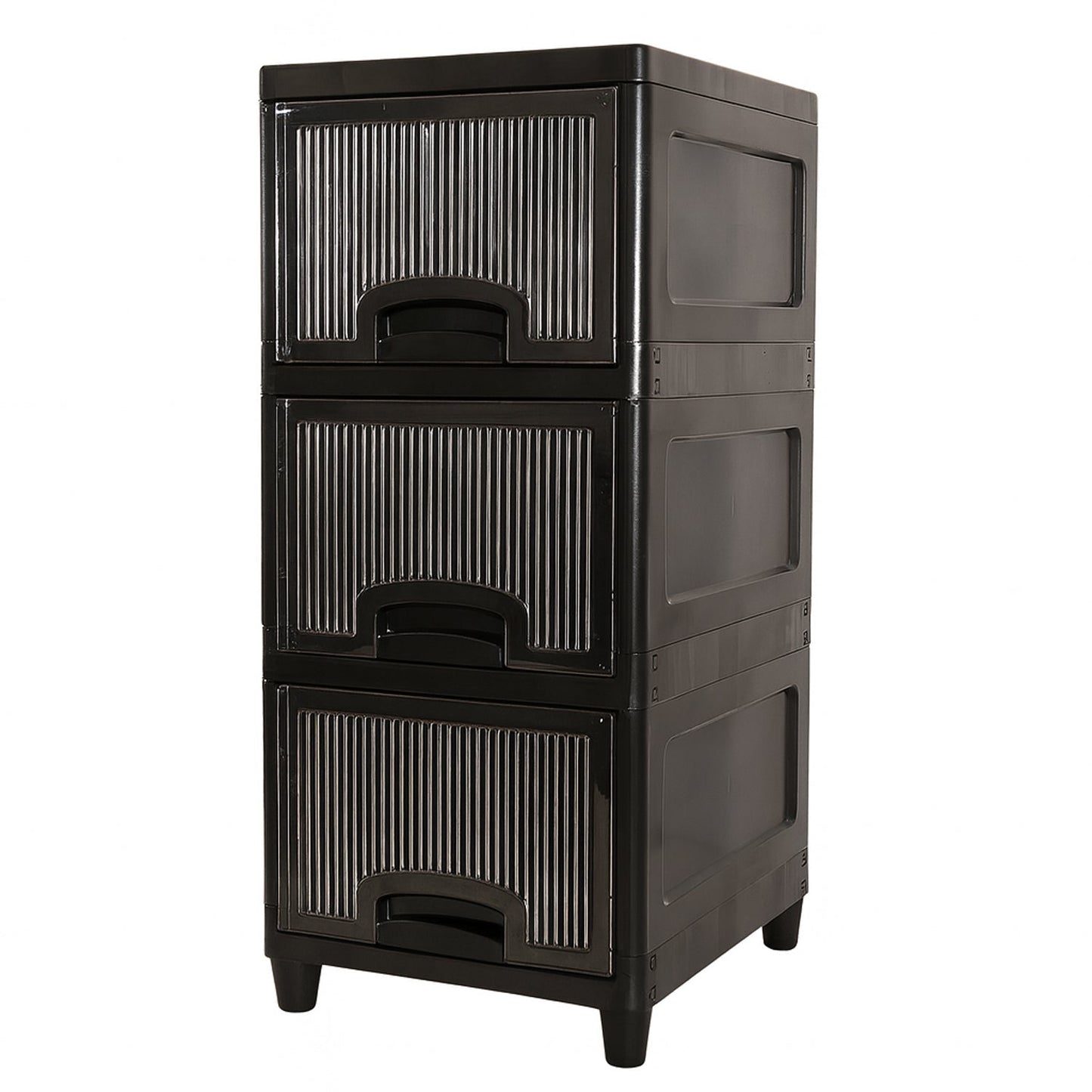 3-Layer Plastic Storage Drawer Cabinet