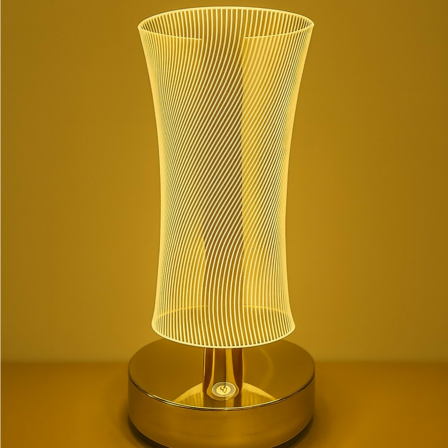 3D Illusion LED Vase Shape Decorative Table Lamp with Touch Control
