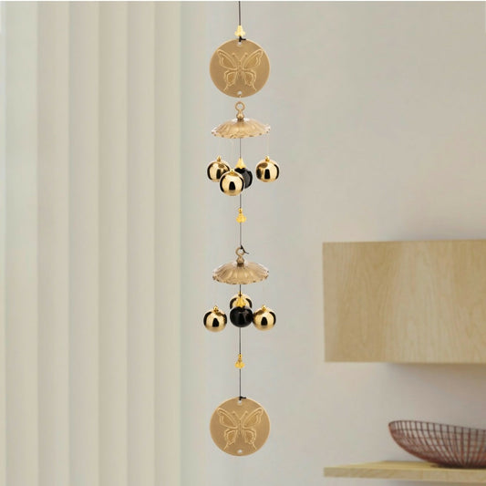 6 Bell House Decorative Hanging Wind Chimes for Home Positive Energy